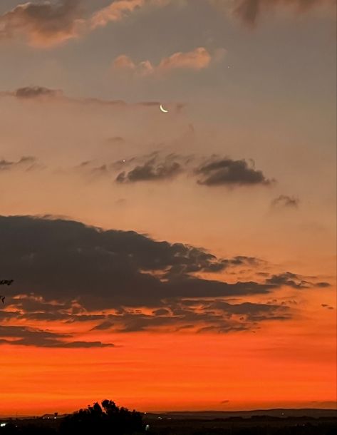 Half Moon Pics, Real Moon Pictures, Half Moon Aesthetic, Sunset South Africa, Crescent Moon Aesthetic, Moon Half, Dark Nature, Pretty Skies, Sky Pics