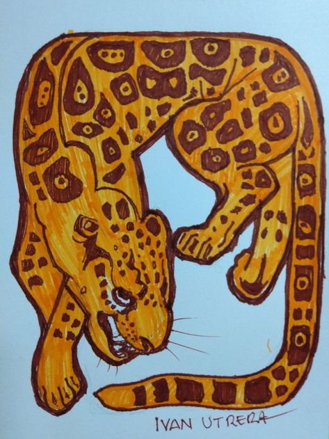 jaguar Jaguar Tattoo, Mayan Tattoos, Mayan Art, Aztec Art, Jaguar, Design Art, Concept Art, Tattoo Designs, Tattoos