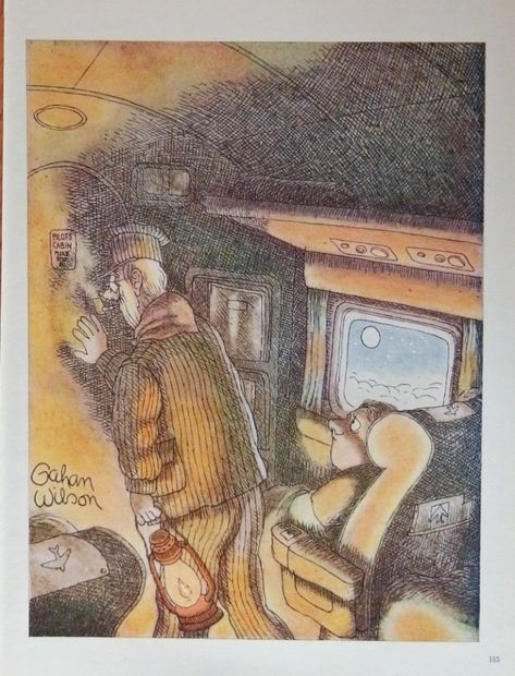 Gahan Wilson  cartoon  rare original 1970 magazine art  pilots cabin Gahan Wilson Cartoons, 1970 Magazine, Gahan Wilson, Charles Addams, Remember The Time, Motivational Thoughts, Magazine Art, Pilots, Really Funny