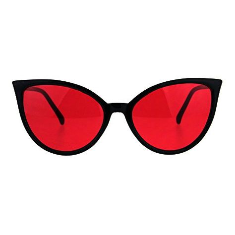 Goth Sunglasses, Red Lens Sunglasses, Saving Advice, Red Cat Eye Sunglasses, Color Sunglasses, Plastic Pop, Catwoman Cosplay, Goth Accessories, Book Board