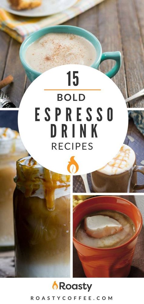 Espresso Drinks At Home, Espresso Machine Recipes, Espresso Drink Recipes, Espresso Drink, Instant Espresso, Nespresso Recipes, Ninja Coffee Bar, Espresso Recipes, Home Espresso Machine