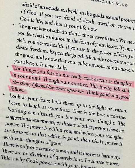📍“Every thought you think is a blueprint for your future. Choose them wisely for they have the power to shape your destiny”📍 ✨We all come across self destructing thoughts from time to time, what we don’t know is by thinking these thoughts, we are fixing them in our subconscious mind and making it believe that they are the true ones. As a result, we always get negative results in life. ✨“Power of your subconscious mind” is the book I first read during the pandemic, and this is the one book ... Power Of Your Subconscious Mind Book, Subconscious Mind Power Quotes, The Power Of Your Subconscious Mind, Mind Power Quotes, Subconscious Mind Power, The Subconscious Mind, Christian Bible Study, Dear Self Quotes, Spiritual Manifestation