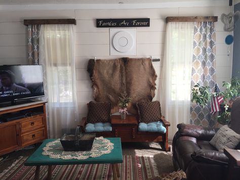 Animal Hide Wall Decor, Displaying Animal Hides, Deer Hide Display Ideas, Elk Hide Decor, Animal Hide Decor Ideas, Animal Hide Decor, Diy Ship Lap, Billiards Room, Denver Travel