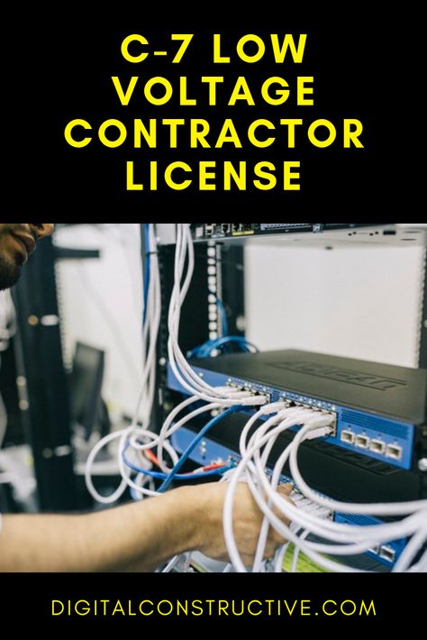 Low voltage electrical contractors in California can get the C-7 Contractor license to take on larger projects! Licence Test, Wire Installation, Work Experience, Reading Skills, Electricity