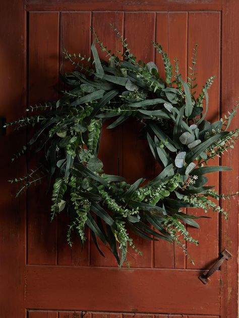 PRICES MAY VARY. 【Realistic wreath 】We use many leave stems to make the front door wreaths for making sure it's full enough to decor your home. As same as the picture. 【Easy to change the size】Expand to 24inch: The inerInner diameter is a 17inch, and when you expand it the outer diameter can be adjusted to 25inch. 【Easy to hang】Take out and hang the wreath directly, Our wreaths can use directly, you can fluff it up with hair dryer. Just hang it anywhere you want!!! 【 Hang it anywhere you want】Th Wall Window Decor, Spring Greenery, Willow Wreath, Front Door Christmas Decorations, Artificial Greenery, Exterior Front Doors, Christmas Front Doors, Outdoor Wreaths, Wreath Home Decor