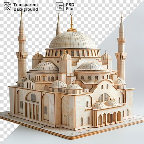 Amazing 3d model of the hagia sophia fea... | Premium Psd #Freepik #psd #hagia-sophia #museum #istanbul #monument Hagia Sophia Model, Hagia Sophia Istanbul, Hagia Sophia, Minecraft Designs, Scale Models, Monument, Istanbul, Minecraft, Building