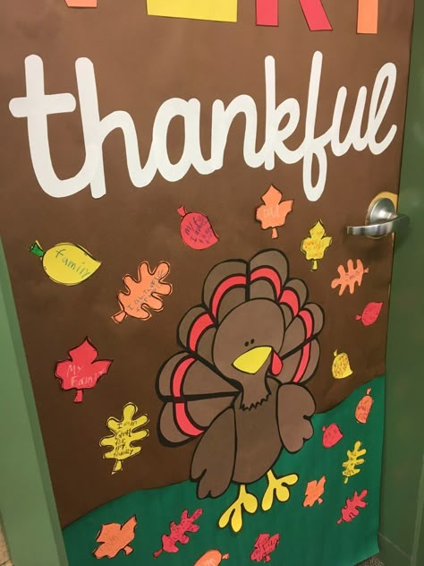 Thanksgiving Door Decorations Classroom Preschool, Thanksgiving Door Decorations Classroom, Thanksgiving Classroom Door, Thanksgiving Door Decorations, November Classroom, Thanksgiving Bulletin Boards, Thanksgiving Crafts Preschool, Thanksgiving Classroom, November Thanksgiving