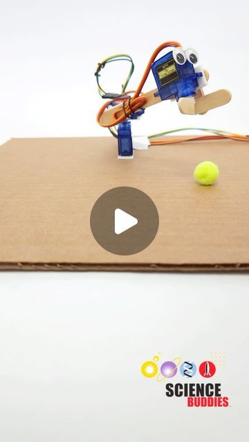 Science Buddies on Instagram: "Make your own simple robotic arm using servo motors and an #Arduino. 

Parts list, a longer video, circuit diagram, and example code are available in the student project: https://sbgo.org/roboticarm24-ig

#scienceproject #roboticsproject 
#sciencefair #STEM" Arduino Servo Projects, Simple Circuit Projects, Arduino Motor, Walking Robot, Simple Arduino Projects, Science Models, Steam Projects, Simple Circuit, Robotic Arm