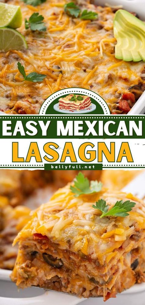 Mexican Lasagna With Corn Tortillas, Easy Mexican Lasagna, Mexican Lasagna With Tortillas, Mexican Lasagne, Mexican Lasagna Recipe, Mexican Lasagna Recipes, Mexican Food Recipes Appetizers, Corn Tortilla Recipes, Mexican Entrees