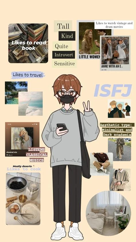 Isfj Core Aesthetic, Isfj Booklist, Isfj Fashion, Isfj Aesthetic Vibe, Isfj Vibe, Isfj Outfits, Isfj Boyfriend, Isfj Personality Aesthetic, Isfj Characters