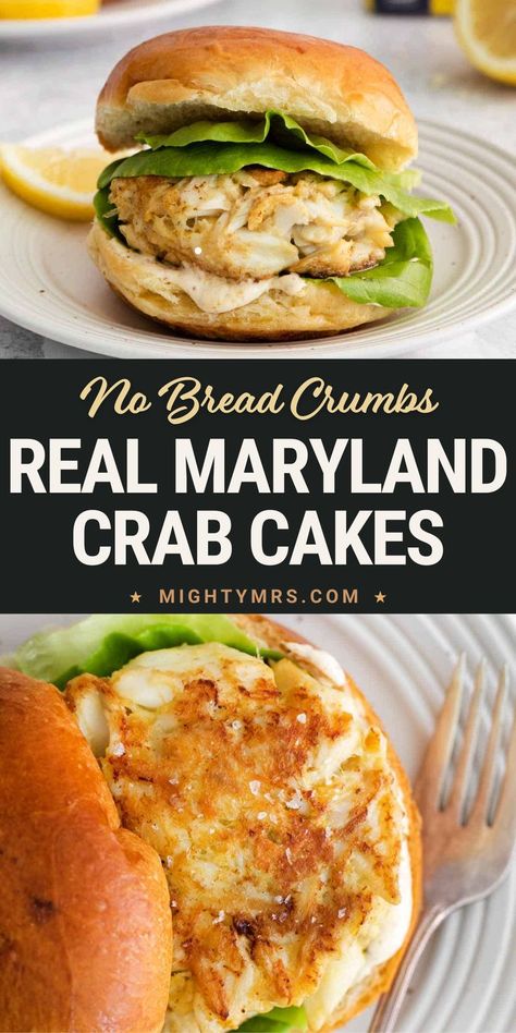 Crab Cakes Recipe Best, Lump Crab Meat Recipes, Blue Crab Recipes, Crab Cake Sandwich, Jumbo Lump Crab, Crab Cake Recipes, Lump Crab Cakes, Maryland Crab Cakes, Crab Meat Recipes