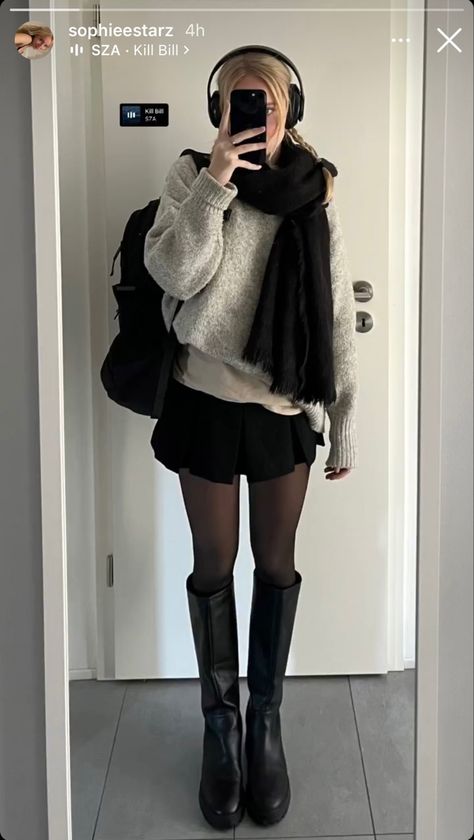 Alledaagse Outfit, Look Grunge, Boot Fits, Mode Grunge, Estilo Indie, Skandinavian Fashion, Chique Outfits, Cold Outfits, Populaire Outfits