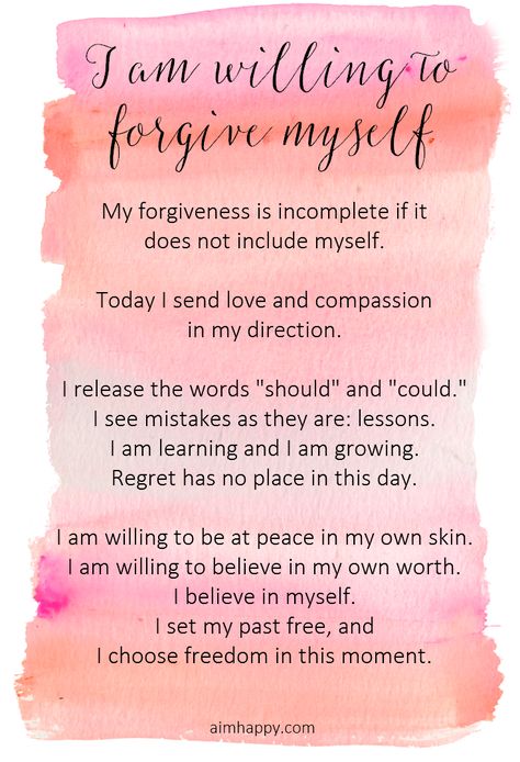 Forgive Myself, A Course In Miracles, Daily Positive Affirmations, Self Love Affirmations, Positive Self Affirmations, Love Affirmations, Manifestation Affirmations, Self Compassion, New Energy