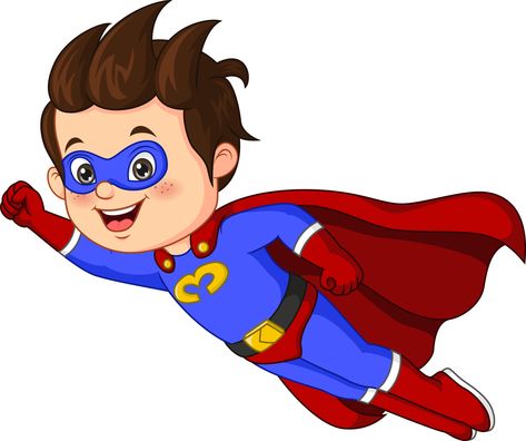 Download the Cartoon happy superhero boy flying 5113043 royalty-free Vector from Vecteezy for your project and explore over a million other vectors, icons and clipart graphics! Superhero Clipart, Concept Draw, Pretty Birthday Cakes, The Cartoon, School Crafts, Super Hero, Drawing For Kids, Character Concept, Kids Boys