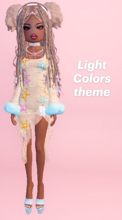 Colorful Outfit Dress To Impress, Dti Outfits Roblox Light Colors, Dti Outfits Light Colors, Dress To Impress Skin Color Codes, Fav Item Dress To Impress, Light Dress To Impress, Light Colors Dress To Impress Outfit, Dress To Impress Colorful Theme, Colourful Dress To Impress