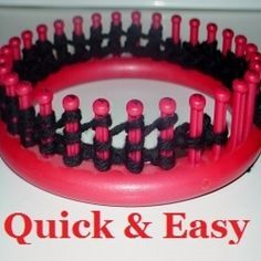 Yarn Loom, Crochet Loom, Round Loom Knitting, Circle Loom, Loom Hats, Loom Knitting Tutorial, Loom Knitting Stitches, Loom Crochet, Round Loom