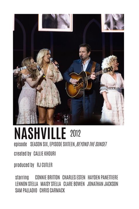 Nashville Show, Nashville Series, Sam Palladio, Chris Carmack, Clare Bowen, Nashville Tv Show, Lennon Stella, Connie Britton, Hayden Panettiere