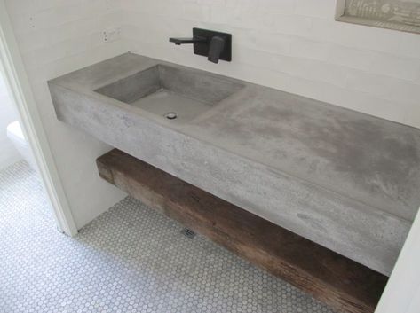 Concrete Bench Top, Concrete Studio, Concrete Vanity, Concrete Bathroom, Concrete Bench, Kitchen Bench, Concrete Sink, Concrete Kitchen, Concrete Furniture