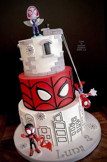 The Bake More Spiderman Birthday Cake Ideas, Spider Man Theme, Spiderman Birthday Party Decorations, Friends Birthday Cake, Spiderman Birthday Cake, Spidey And His Amazing Friends, Friends Cartoon, Spiderman Birthday Party, 4th Birthday Cakes