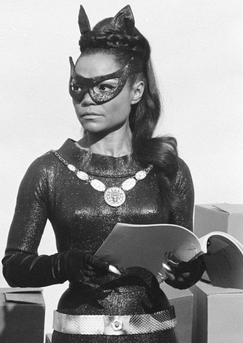 Here Kitty Kitty : Eartha as Catwoman | Hotel de Ville: A Vintage ... Eartha Kitt Catwoman, Catwoman Costume, Catwoman Cosplay, Eartha Kitt, By Any Means Necessary, Vintage Black Glamour, Black Hollywood, Batgirl, Catwoman