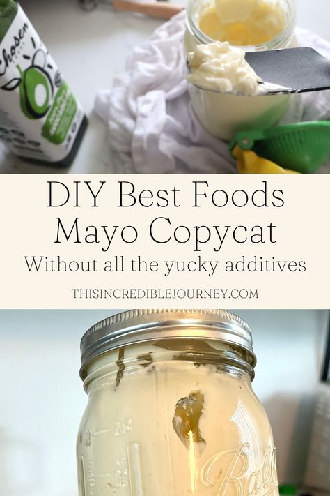 Homemade Mayo: Easy and Healthy Avocado Oil Mayo - This Incredible Journey Avocado Oil Mayonnaise Recipe, Healthy Mayo, Diy Spice Mix, Olive Oil Mayo, Avocado Oil Mayo, Dipping Sauces For Chicken, Healthy Avocado, Homemade Mayo, Mayonnaise Recipe