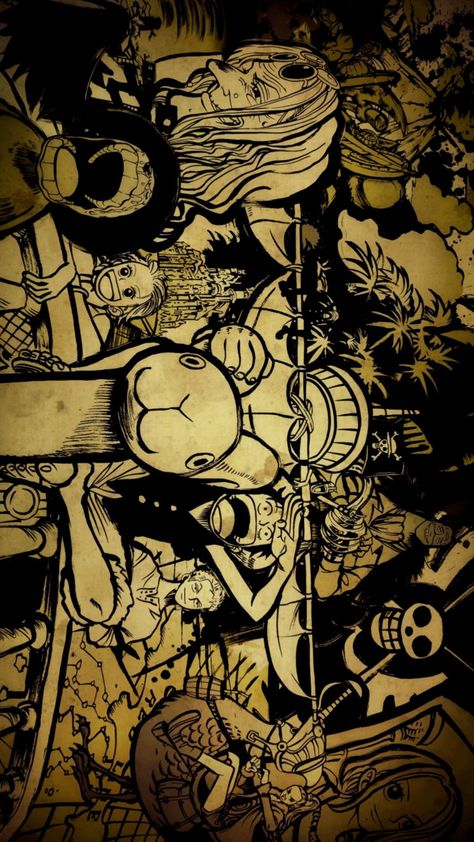 One Piece Alabasta, One Piece Banner, One Piece Odyssey, One Piece Wallpaper, One Piece Wallpaper Iphone, Cool Anime Backgrounds, Actor Picture, Black And White Wallpaper, Manga Anime One Piece