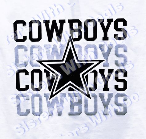 Silver and Blue! Get this shirt to let everyone know your favorite team!! COWBOYS! Shirts available in Adult & Children sizes. Hoodies ONLY available in ADULT sizes. Cowboys Tshirt Ideas, Dallas Cowboys Shirt Ideas, Dallas Cowboys Shirts, Cowboys Shirt, Cricut Fonts, Name Badges, Diy Shirt, Everyone Knows, Shirt Ideas