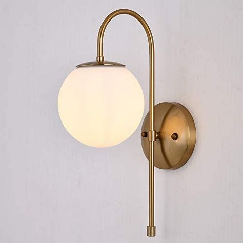 Led Puck Lights, Shade Wall, Vintage Wall Sconces, Modern Wall Sconces, Gold Wall, Led Wall Lamp, Gold Walls, Wall Mounted Light, Contemporary Wall