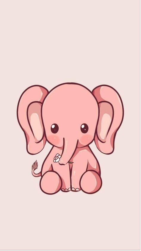 Pink elephant wallpaper Cute Elephant Wallpaper, Pink Elephant Wallpaper, Elephant Iphone Wallpaper, Elephant Phone Wallpaper, Elephant Doodle, Cute Elephant Cartoon, Elephant Background, Cute Iphone Wallpaper Tumblr, Pink Drawing