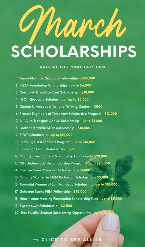 March Scholarships 2024, Scholarships For Law School, Best Scholarships To Apply For, College Grants And Scholarships, Scholarships For Seniors In High School, Scholarships For Sophomores High Schools, Grad School Scholarships, Scholarships For High School Seniors, Scholarships 2024-2025