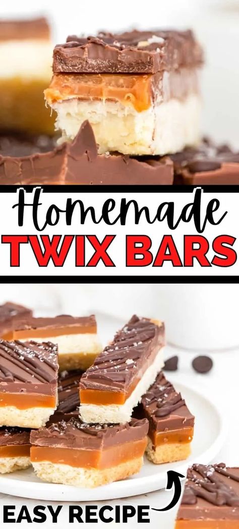 Caramel Dessert Bars, Princess Desserts, Twix Bars Recipe, Homemade Twix Bars Recipe, Snickers Pie, Homemade Caramel Recipes, Millionaire Bars, Homemade Twix Bars, Yummy Candy