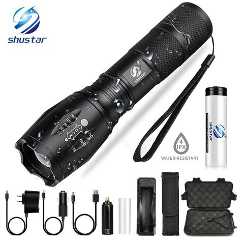 Smarter Shopping, Better Living! Aliexpress.com Laser Pointer, Bicycle Lights, 18650 Battery, Camping Lights, Emergency Lighting, Outdoor Survival, Portable Light, Focal Length, Led Flashlight