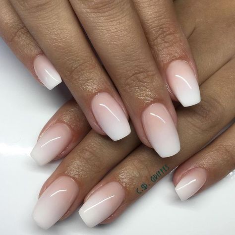 Ongles Summer, Hunting Nails, Acrylic Nails Natural, Baby Boomers Nails, Ombre Nails Glitter, Nagel Inspo, Nail Designs Glitter, Baby Boomer, Acrylic Nails Coffin