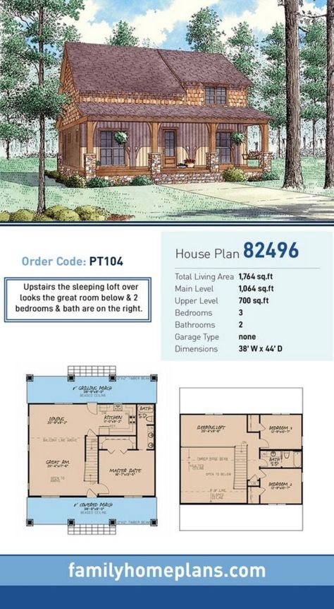 The Tiny House Movement: A Lifestyle Revolution Small Lake Cottage Plans, 3 Bedroom Tiny Home, Tiny House Cabin Small Cottages, Small Cottage House Plans, Cottage Plans, Small Cottage Homes, Cabin Home, Tiny House Layout, Country Style House