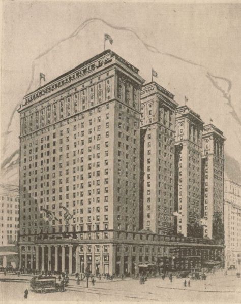 10 Secrets of the Hotel Pennsylvania, Under Demolition - Untapped New York Secrets To Tell, Hotel Pennsylvania, New York City Buildings, Limestone Wall, Grand Central Terminal, Chicago Tribune, City Buildings, Fan Book, New York Public Library