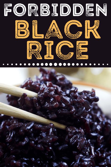 Black Rice Dishes, Asian Black Rice Recipe, Black Rice Recipe Side Dishes, Italian Black Rice Recipe, Black Fried Rice, Korean Black Rice Recipe, Riceberry Rice Recipe, Black Sweet Rice Recipe, Mixed Rice Recipes