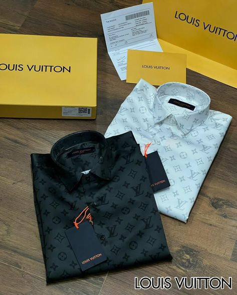 Lv Shirts For Men, Lv Outfit Men, Nike Wallpaper Backgrounds, Lv Shirt, Drippy Outfit, Diy Leather Bracelet, African Shirts For Men, Men Fashion Casual Shirts, African Shirts