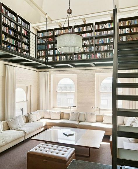 Home Library Design Ideas, Celebrity Bedrooms, Home Library Rooms, Home Library Design, Home Libraries, Library Design, Trendy Home, Style At Home, Home Library