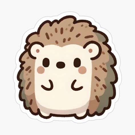 Get my art printed on awesome products. Support me at Redbubble #RBandME: https://www.redbubble.com/i/sticker/Blissful-Hedgehog-Cartoon-Illustration-by-UmbrellaStudio1/155062398.EJUG5?asc=u Cute Cartoon Hedgehog, Hedgehog Cartoon Drawing, Cute Hedgehog Illustration, Cute Sticker Ideas To Draw, Hedgehog Kawaii, Cute Animal Kawaii, Kawaii Hedgehog, Stickers Drawing, Hedgehog Cartoon