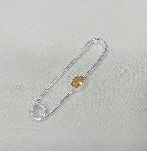 Listing Description:- The listing for one piece of 925 Sterling Silver Safety Pin Brooch, Citrine Brooch Pin, Vintage Brooches, Silver Pin, Simple Safety Pin Statement Brooches, Vintage Pins, Handmade Pins, Handmade Brooches, Gift Material :- 92.5 % Sterling Silver Rhodium Over Silver :- Silver Length :- 1 Inch to 1.5 Inches I can make it in solid gold as per your requirement like 9k, 16k, and 18k I am wholesaler supplier for custom jewelry designs Also i can make any custom design work at any stones and shapes, sizes as per customers request If you have any question related to products or price and any query for this listing please contact me through etsy messenger. Thanks for visiting Scarf Pins, Safety Pin Brooch, Beaded Jewels, Scarf Pin, Handmade Pins, Silver Pin, Brooches Handmade, Scarf Jewelry, Custom Jewelry Design