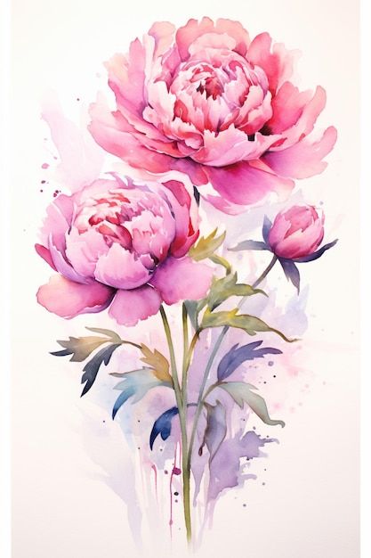 Watercolor flower art | Premium Photo #Freepik #photo #garden #wallpaper #vegetation #peonies Moody Neutral, Peony Wallpaper, Elegant Wall Art, Peony Painting, Watercolor Peonies, Word Definitions, Watercolor Flower Art, Watercolor Painting Techniques, Flower Art Images