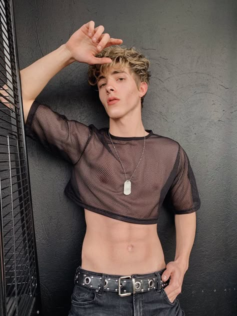 Male crop top Boy Crop Top, Men Crop Top, Crop Top Guy, Crop Top Boys, Mens Crop Tops, Crop Top Men, Boys In Crop Tops, Mens Crop Top, Party Outfit Men