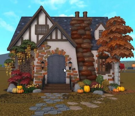 🌴𝗕𝗹𝗼𝘅𝗯𝘂𝗿𝗴🌴 on Instagram: “Creator- @aldrensia Autumn cottage 🍂 ☟︎ ꧁꧂-𝐶𝑅𝐸𝐴𝑇𝑂𝑅- @aldrensia 𝗥𝗘𝗠𝗘𝗠𝗕𝗘𝗥 𝗧𝗢 𝗦𝗛𝗢𝗪 𝗦𝗨𝗣𝗣𝗢𝗥𝗧!. 𝗧𝗢 𝗧𝗛𝗘 𝗕𝗨𝗜𝗟𝗗𝗘𝗥“ 𝗜𝗙 𝗬𝗢𝗨 𝗛𝗔𝗩���𝗘 𝗔𝗡𝗬 𝗔𝗠𝗔𝗭𝗜𝗡𝗚…” Cottage Core Bloxburg House, Cottage Layout, Bloxburg Cottage, Winter House Exterior, Cottage House Exterior, Cottage Core House, Autumn Cottage, Fall Cottage, House Plans With Pictures