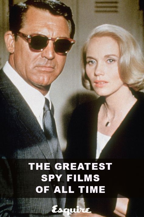 The espionage movies every man should watch from North By Northwest to The Third Man. Richard Roundtree, Gary Grant, Eva Marie Saint, James Mason, Hitchcock Film, Jason Bourne, Marcello Mastroianni, North By Northwest, Javier Bardem