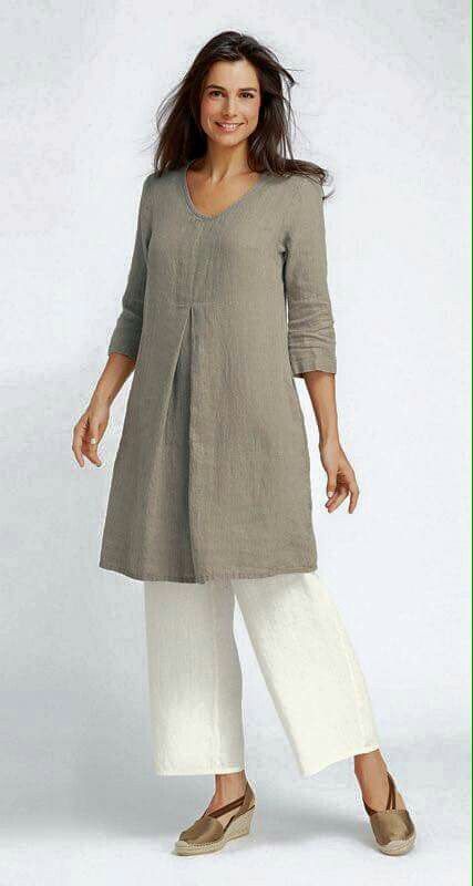 Khadi Kurta, Stylish Tunic Tops, Flax Clothing, Co Ords Outfits, Long Kurti Designs, Cord Set, Pakistani Fashion Casual, Kurta Designs Women, Pants Fabric