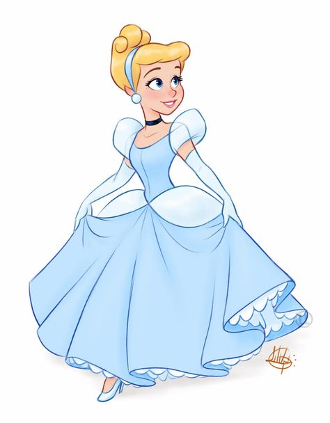 Cinderella by LuigiL on DeviantArt Cinderella Art, Princesas Disney Anime, Cinderella Movie, Disney Princess Cartoons, 디즈니 캐릭터, Prințese Disney, Karakter Disney, Disney Princess Cinderella, Cinderella Disney