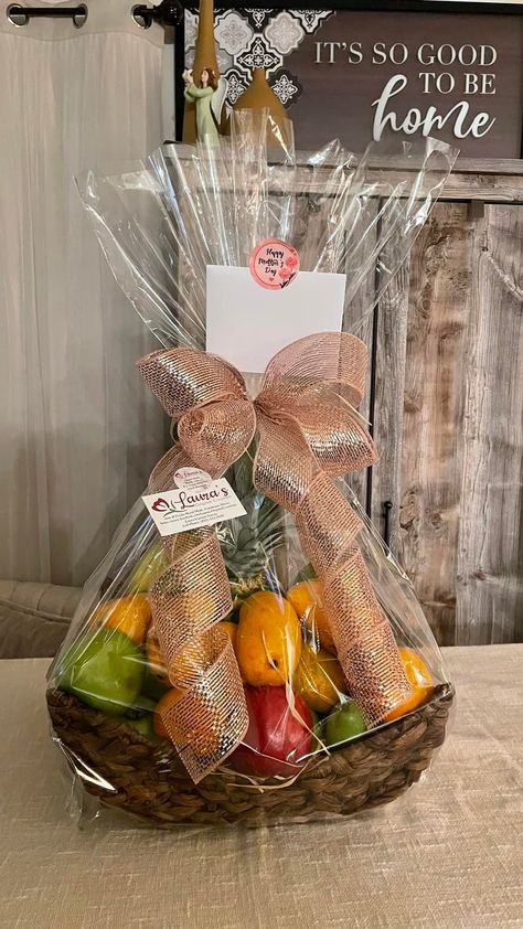 🌷🌸🌺Mother’s Day Fruit Gift... - Laura’s Original Creations Fruit Hampers Baskets Gift Ideas, Fruit Basket Ideas Gift, Fruit Hampers, Fruit Platters, Fruit Basket Gift, Fruit Baskets, Fruit Gifts, Small Business Planner, Basket Gift