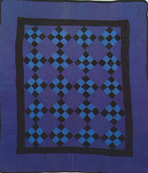 Nine-Patch Crib Quilt, 1930. Amish. Holmes Co, Ohio. Amische Quilts, Mennonite Quilts, Amish Quilt Patterns, Amish Style, Crib Quilts, Amish Quilt, Amish Life, Free Motion Quilting Patterns, White Quilts