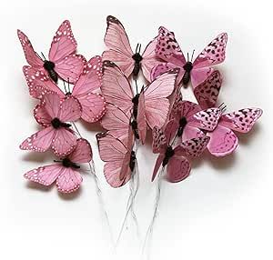 Diy 3d Butterfly, Diy Crafts Butterfly, Diy Craft Hacks, Home Flower Arrangements, Butterfly Ornaments, Tea Party Wedding, Butterfly Wall Decor, Fake Flower, 3d Butterfly