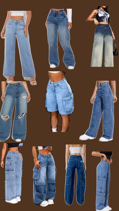 Baggy jean trousers both shorts and normal pants Baggy Shorts Outfit, Jean Trousers, Shorts Aesthetic, Jean Short Outfits, Baggy Jean, Baggy Shorts, Shorts Outfit, New Journey, Cute Everyday Outfits